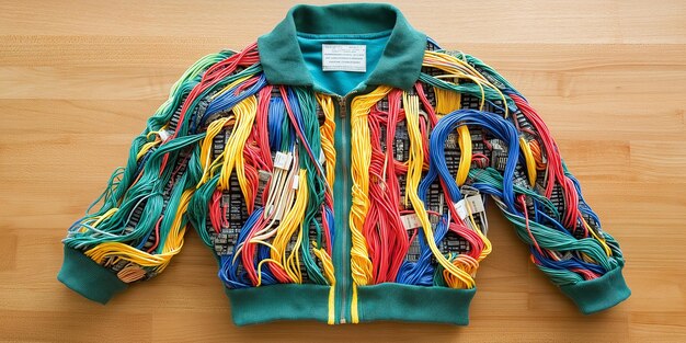 Przykładowy haft na bluzie